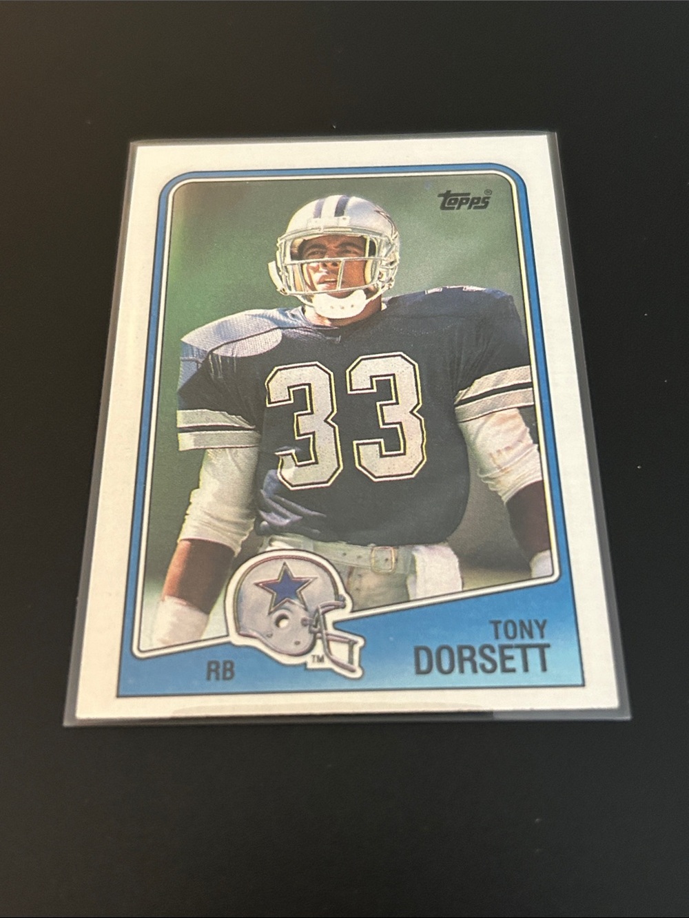 Topps Dallas Cowboys Football Card - Tony Dorsett #33